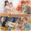 25 in 1 Busy Board with 13 LED Light Switches and 12 Activity, Montessori Toys for 1 2 3 Years Old, Wooden Sensory Board, Toddlers Travel Toys for 1+ Year Old Boy & Girl Birthday GiftExtra-Large view 3