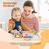 25 in 1 Busy Board with 13 LED Light Switches and 12 Activity, Montessori Toys for 1 2 3 Years Old, Wooden Sensory Board, Toddlers Travel Toys for 1+ Year Old Boy & Girl Birthday GiftExtra-Large view 4