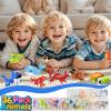 36 Pack Party Favors for KidsMini Ocean Animals Building Blocks Set Prize box toys for kids Classroom, Easter Birthday Christmas Goodie Bag Fillers, Creative STEM Building Toys for Ages 6-12 view 3