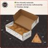 Trustic Triominos - Strategy and Puzzle Board Game, Wooden Triangular Tiles, Set 56 Pieces, Tabletop Family Game (Numbers) view 3