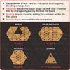 Trustic Triominos - Strategy and Puzzle Board Game, Wooden Triangular Tiles, Set 56 Pieces, Tabletop Family Game (Numbers) view 4