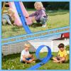 Flex Race Car Track 15 Ft for Kids 3+ Toys, with 4 Small Racecars, Suitable for Hot Wheels and Diecast 1/64th Cars, Rolls Up Race Tracks with Strong Suction Cups view 4