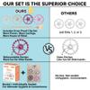 5 Pack Stylish Silicone Baby Teething Toys: 4 Teething Rings and Extra Silicone Clip, Teething Rings for Babies 0-6 Months 6-12 Months, Toddler Teether, Baby Essentials Girl, Infant Teething Relief view 4