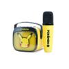 Pokemon Pikachu Mini Wireless LED Karaoke Speaker with Yellow Bluetooth Microphone Color Changing view 2