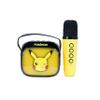 Pokemon Pikachu Mini Wireless LED Karaoke Speaker with Yellow Bluetooth Microphone Color Changing view 3