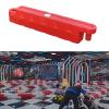 Jievmrs Go Kart Racing Track Fence with Water Inlet, Adult Go Kart/Kid Bumper Car Track Barrier for Driveway, Amusement Parks/Team Games Race Lane(Red 1 Pc,Small) view 1