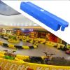 Jievmrs 2/3 /4/5 Pcs Go Kart Track Fence, Amusement Park Bumper Car Racing Track Barrier, Children's Activities/Construction Lot Safety Protectiive Runway(Blue 5 Pcs,Small) view 1