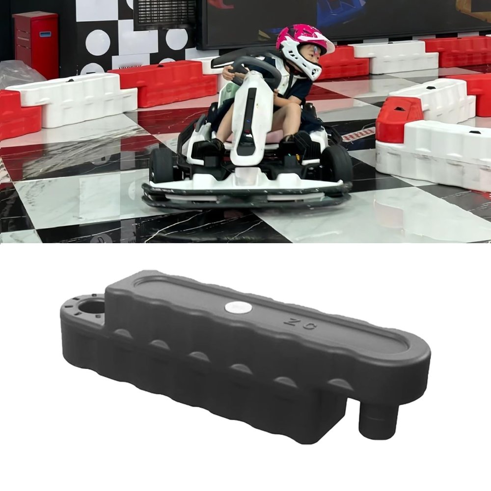 Jievmrs Bumper Car Race Track Go Kart Barrier Lane, Water-Filled Runway Fence for Amusement Parks/Large Shopping Mall, Easy to Install Go Kart Car Bumper(Black 1 Pc,Large)