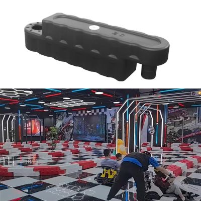 Jievmrs Go Kart Racing Track Fence with Water Inlet, Adult Go Kart/Kid Bumper Car Track Barrier for Driveway, Amusement Parks/Team Games Race Lane(Black 2 Pcs,Large)
