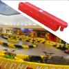 Jievmrs 2/3 /4/5 Pcs Go Kart Track Fence, Amusement Park Bumper Car Racing Track Barrier, Children's Activities/Construction Lot Safety Protectiive Runway(Red 1 Pc,Small) view 1