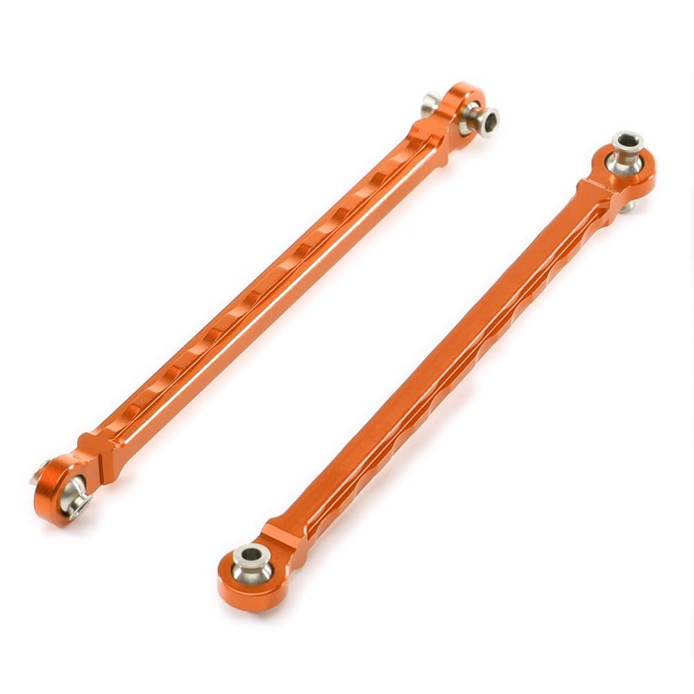 AMZRC 2Pcs 8547 102MM Front Linkage Tie Rod Aluminum Alloy for Traxxas 1/7 Unlimited Desert Racer UDR 85076-4 85086-4 Rc Car Part
