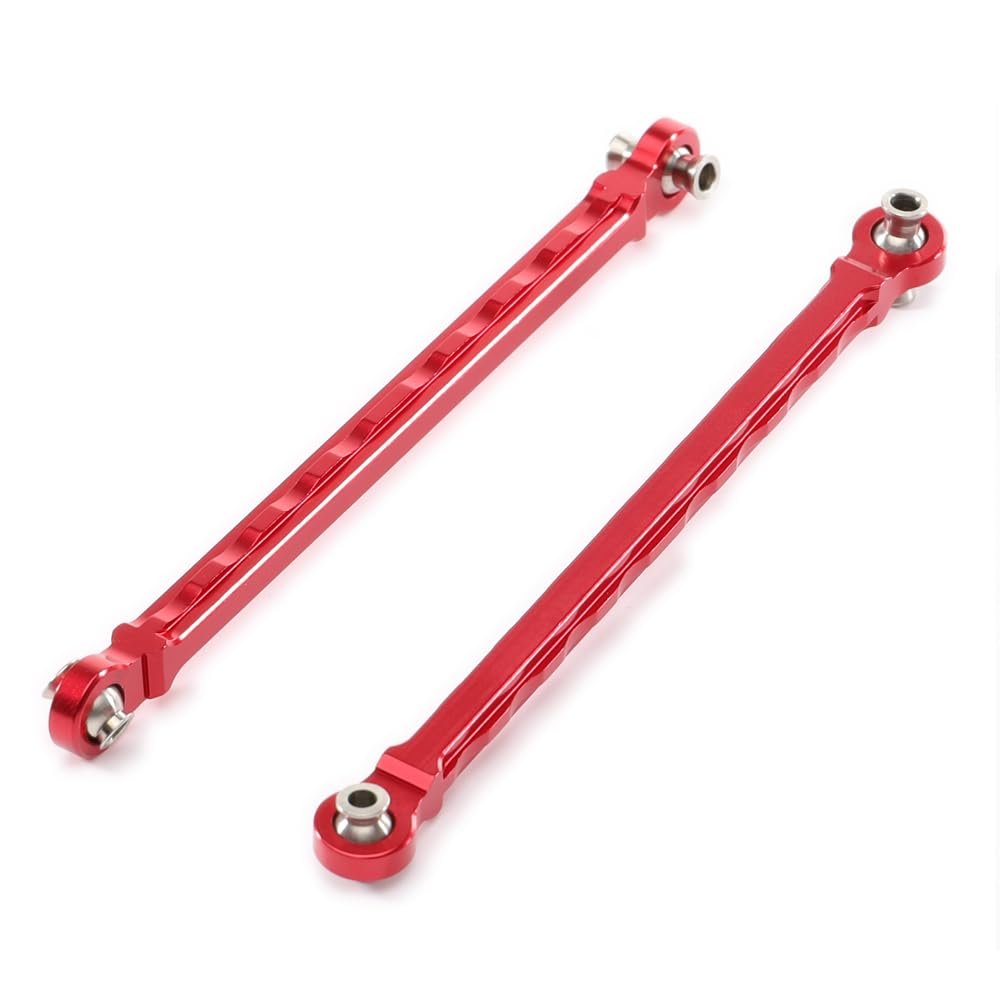 AMZRC 2Pcs 8547 102MM Front Linkage Tie Rod Aluminum Alloy for Traxxas 1/7 Unlimited Desert Racer UDR 85076-4 85086-4 Rc Car Part