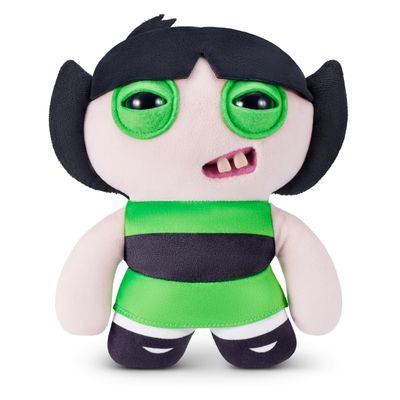 Fuggler Powerpuff Girls 9-Inch Plush Toy (Buttercup) by ZURU  Funny Ugly Monster Stuffed Animal with Human-Like Teeth, Collectible Plush for Kids, Tweens, Teens, Adults & Cartoon Fans