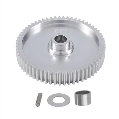 Compatible with Tamiya for TT01 for TT01D for TT01E 1/10 RC Car Upgrade Parts Replacement Accessories Metal 61T Spur Gear 51004 RC Car Part Accessories