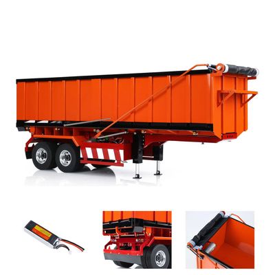 TOUCAN RC HOBBY Metal 1/14 Hydraulic Dump Trailer Electric Legs for RC Tractor Truck Car