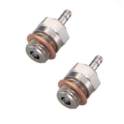 2PCS ShareGoo Hot Glow Plug N3#3 for 1/8 1/10 RC Nitro Engines - Compatible with Traxxas Kyosho HSP HPI Redcat(2PCS-N4)