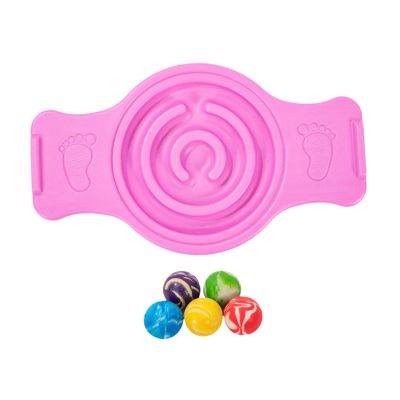 Aymzbd Balance Board Labyrinth disks Sensory Training Practical Portable Multipurpose Wobble Stability Board for Snowboarding Kids, Pink