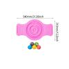 Aymzbd Balance Board Labyrinth disks Sensory Training Practical Portable Multipurpose Wobble Stability Board for Snowboarding Kids, Pink view 3