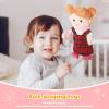 1 Pcs Family Hand Puppets 13 Inch Grandparents, Mom & Dad, Brother & Sister Plush Hand Puppet Toys Role-Play Toy Puppets for Kids Storytelling Imaginative Pretend Play Teaching Preschool(Sister A) view 4