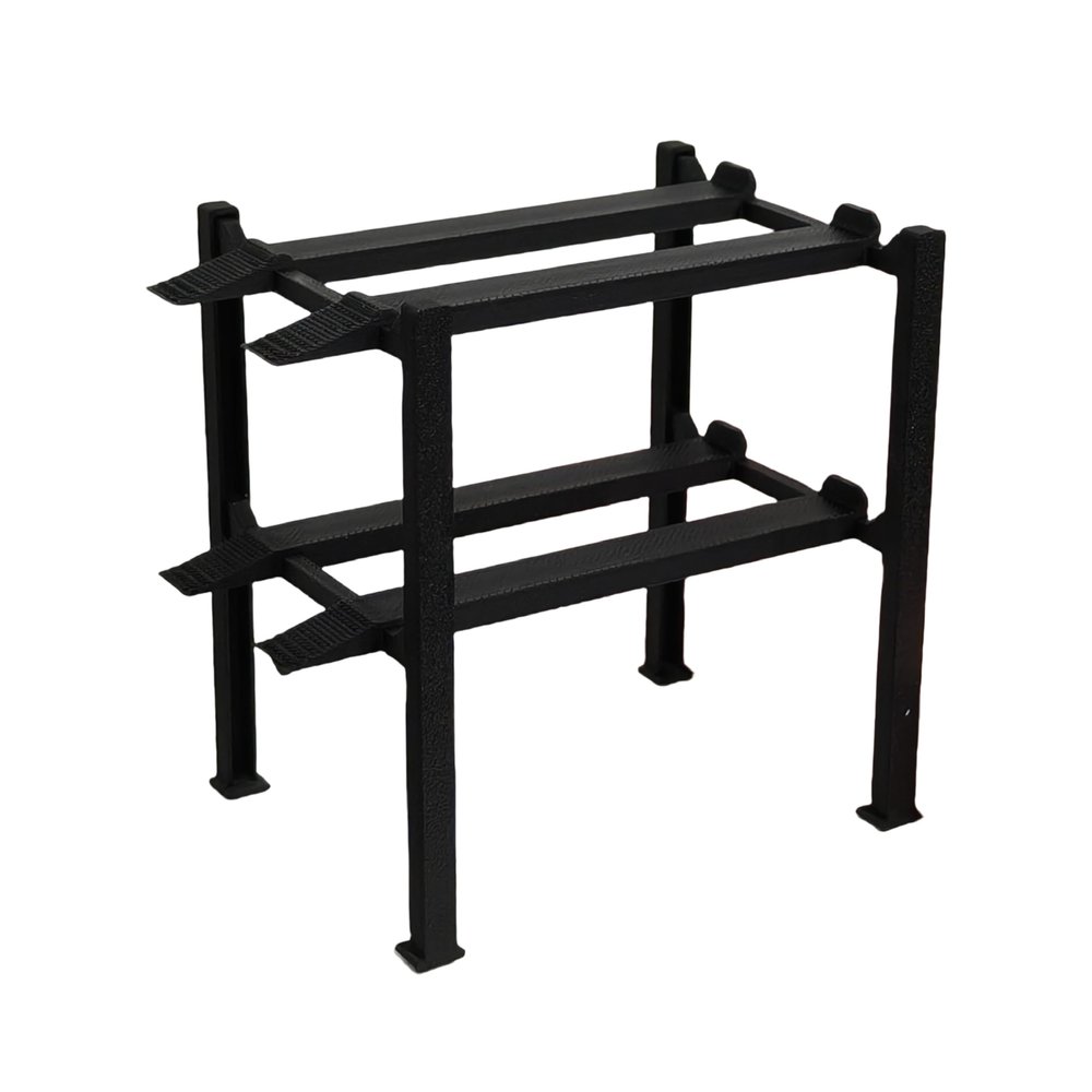 3D Printed Model Car Lift, 3-Tier Diecast Display Stand, 9.5 x 8.5 inch, Black (Black)