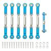 Compatible with Traxxas for Slash 4X4 for VXL 2WD for Rustler for Stampede 1/10 RC Car Parts Metal Camber Link Rod Linkage Set Blue RC Car Part Accessories view 1