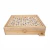 Wooden Labyrinth Marble Maze Toy,Wooden Ball Game Maze Educational Enhances CoordinationLabyrinth Puzzle Toy for Adults Kids(Brown) view 1