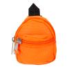 HEARTOOL Mini Zipper Backpack, Tiny Backpack Key Purse 1/6 Scale Dollhouse Model Accessory Cute Bag for Miniature House Decor Accessories (Orange) view 1