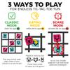 ATODE Giant Tic Tac Toe  4 ft Outdoor Bean Bag Toss Game for Kids & Adults | Instant Setup, No Assembly | Forest Edition Animal Teams | Backyard, Beach, Camping view 3