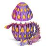 TBOLINE 3D Printed Dragon Eggs with Articulated Dragon Inside,Easter Dragons Egg,Easter Gifts Kids,Prefilled Easter Eggs Fillers,Easter Basket Stuffers Essentials Gifts view 1