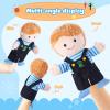 1 Pcs Family Hand Puppets 12 Inch Grandparents, Mom & Dad, Brother & Sister Plush Hand Puppet Toys Role-Play Toy Puppets for Kids Storytelling Imaginative Pretend Play Teaching Preschool(Brother A) view 2
