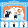 1 Pcs Family Hand Puppets 12 Inch Grandparents, Mom & Dad, Brother & Sister Plush Hand Puppet Toys Role-Play Toy Puppets for Kids Storytelling Imaginative Pretend Play Teaching Preschool(Brother A) view 3