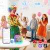 VibeHaven Frozen-Themed Kids Karaoke Machine for Girls with 2 Wireless Microphones | Mini Portable Karaoke Machine | Birthday Gift Toys for Girls & Boys Ages 3-12 view 4