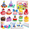 Air Dry Clay for Kids, 12 Boxes Modeling Clay Kit, DIY Molding Clay with Sculpting Tools and Tutorial, Ultra Light, Safe & Non-Toxic, Valentines Crafts for Girls Boys, School Projects Home Party Favor view 1