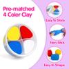 Air Dry Clay for Kids, 12 Boxes Modeling Clay Kit, DIY Molding Clay with Sculpting Tools and Tutorial, Ultra Light, Safe & Non-Toxic, Valentines Crafts for Girls Boys, School Projects Home Party Favor view 4