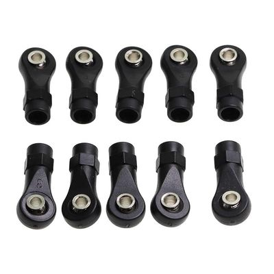 10Pcs Plastic M4 Rod End Link Linkage Balls Joint Head for 1/10 RC Car Crawler Axial SCx10 II 90046 TRAxxAS