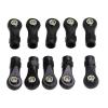 10Pcs Plastic M4 Rod End Link Linkage Balls Joint Head for 1/10 RC Car Crawler Axial SCx10 II 90046 TRAxxAS view 1