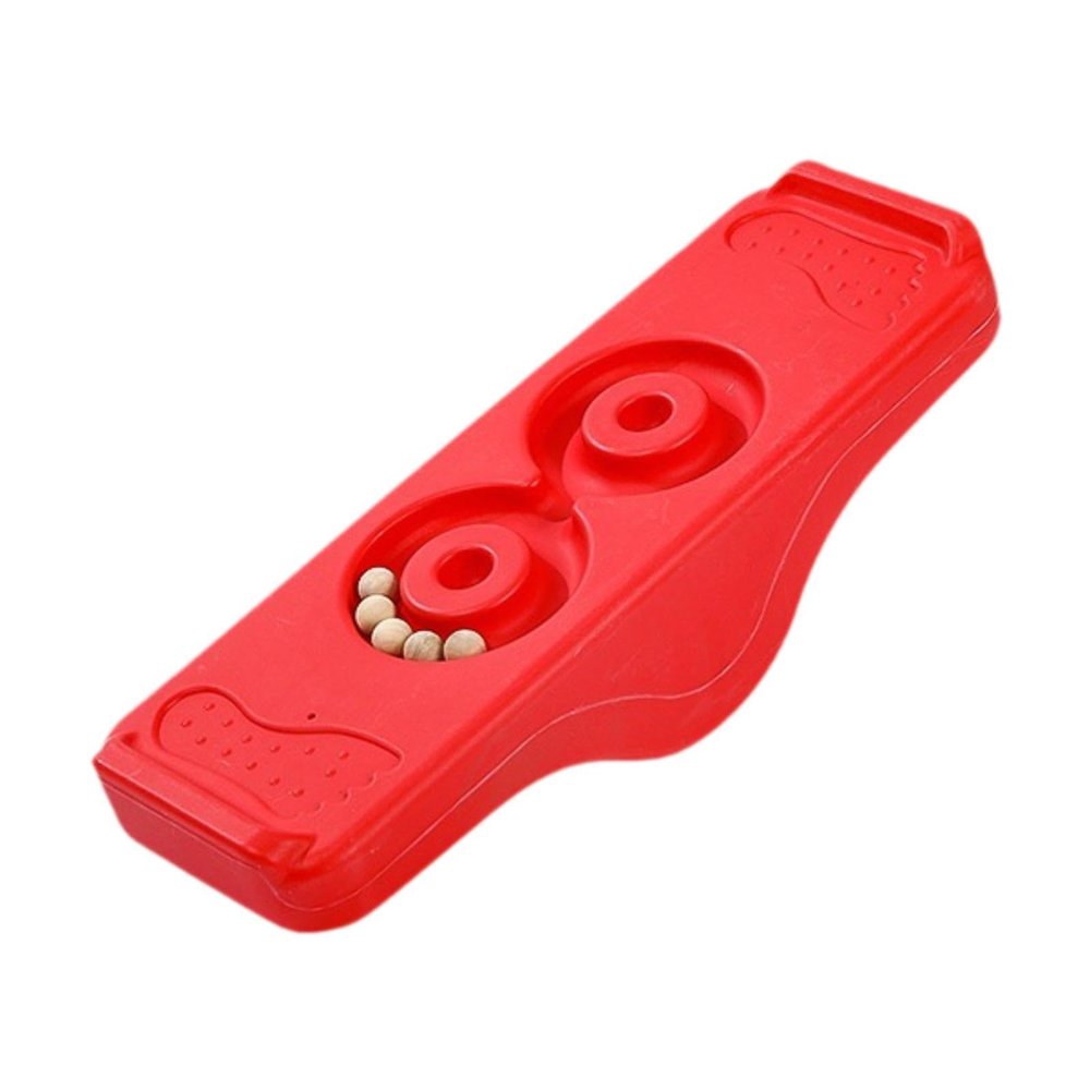 Balance Training Equipment for Kids, Seesaw and Wobble Board, Red