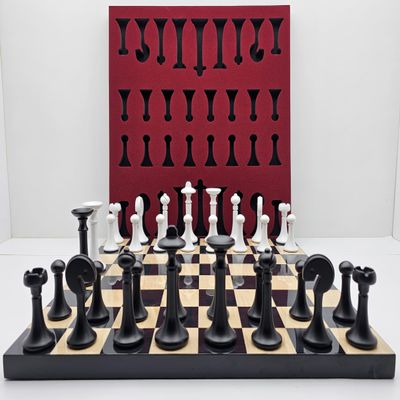 15.7 inches Large Chess Set with High Polymer Zinc Alloy Weighted Chess PiecesChess Sets for Adults and KidsBest Gift for Chess Enthusiasts