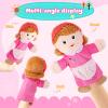 1 Pcs Family Hand Puppets 12 Inch Grandparents, Mom & Dad, Brother & Sister Plush Hand Puppet Toys Role-Play Toy Puppets for Kids Storytelling Imaginative Pretend Play Teaching Preschool(Mom A) view 2