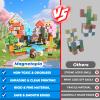 200 PCS Magnetic Blocks - Magnetic Building Blocks Cubes, Magnet Toys for Kids Age 3+, Toy Building Set for Kids, Magnets Stacking Construction Birthday Gifts for Boys Girls Age 4-8, 8-12 view 4