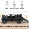 1/32 Cyber Pickup Toy Truck with RV and ATV Motorcycle Alloy Truck Model with Sound and Light Effect Pull Back Diecast Comer Set Ideal Charistmas Gift Age for 3+ view 3