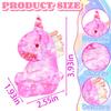 1Pcs Pink Unicorn Squishies Sugar Ball Squeeze Fidget Toys for Kids and Adults Kawaii Unicorn Sugar Ball Squishy Animal Decompression Squeeze Stress Toys for Surprise Gift Theme Party Favors view 2