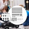 1: 28 RC Car Hardware Set W/PTFE Tube Accessories, Components, DIY Enthusiasts for Chassis Assembly RC Screw Kit view 3