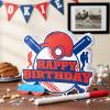 Jerify Large Baseball Piata for Kids 15.75 x 15.75 Inches Baseball Piata with Bat and Blindfold Sports Theme Party Decoration Supplies for Birthday Party view 4