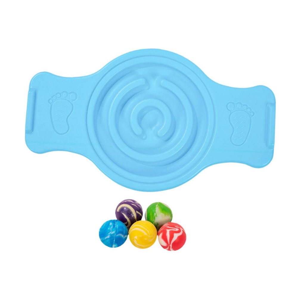 Aymzbd Balance Board Labyrinth disks Sensory Training Practical Portable Multipurpose Wobble Stability Board for Snowboarding Kids, Blue
