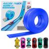 Dikopubby Flexible Race Track for Kids, 15FT Car Track with 4 Suction Cups and 6 Different 1/64th Cars - STEM Racing Toy for Boys & Girls Ages 3+ (Blue) view 1