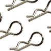 8 Pieces RC Car Body Shell Clips Accessory Easy to Install Replace R Clips R Type Pins for 16101 18101 16307 1/16 1/18 Truck view 3
