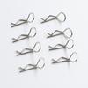 8 Pieces RC Car Body Shell Clips Accessory Easy to Install Replace R Clips R Type Pins for 16101 18101 16307 1/16 1/18 Truck view 4