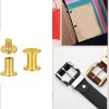 100Pieces Heavy Duty Rivets Nut Assortment for Home Office School Use Metal Flat Thread Rivets Nutserts Fasteners Heavy Duty Ledgers Fasteners for Thick Paper view 2