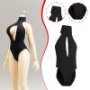 1:12 Scale Action Figure Clothes Costume Accessories Swimsuit Cosplay Trendy Doll Clothes for 6'' Female Dolls Figure, Black view 4